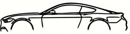 Ford Mustang EcoBoost Classic Silhouette Metal