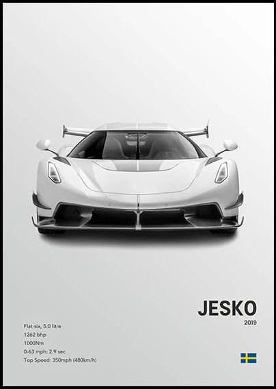 Koenigsegg Jesko Concept Poster