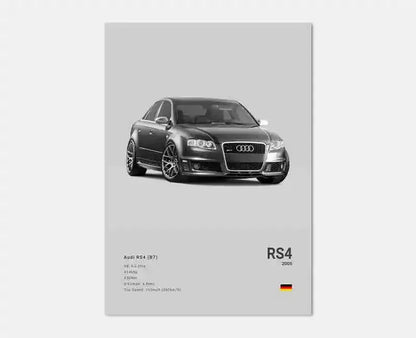 Audi RS4 Concept Poster