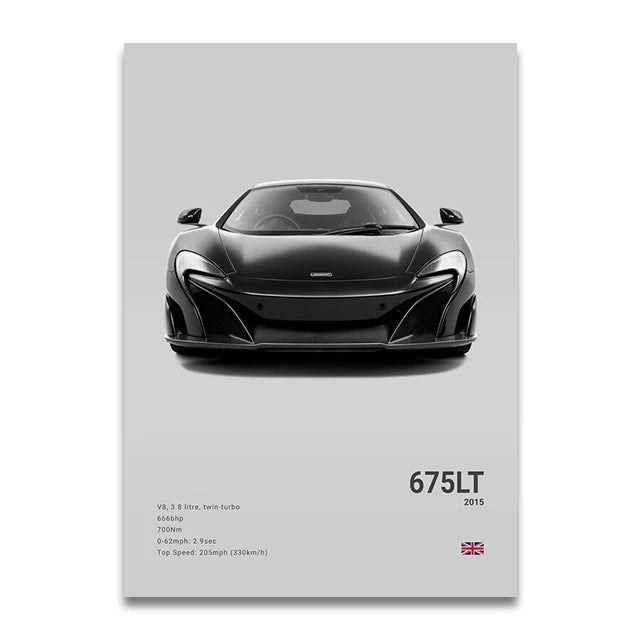 McLaren 675LT Concept Poster