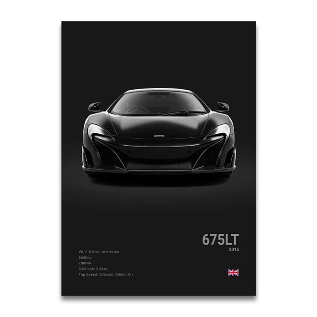 McLaren 675LT Concept Poster