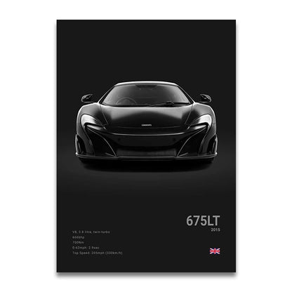 McLaren 675LT Concept Poster