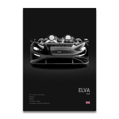 McLaren Elva Concept Poster