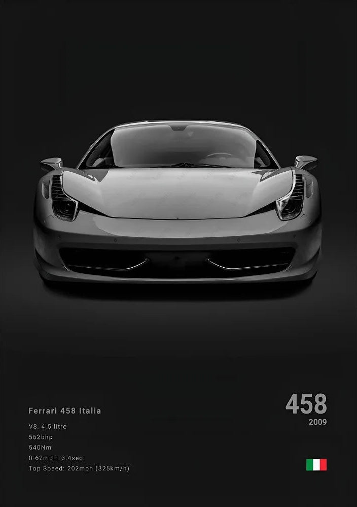 Ferrari 458 Concept Poster