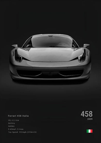 Ferrari 458 Concept Poster