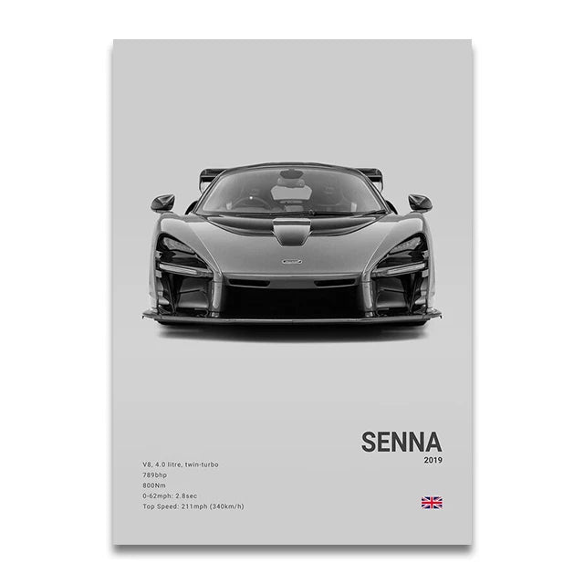 McLaren Senna Concept Poster