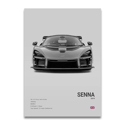 McLaren Senna Concept Poster