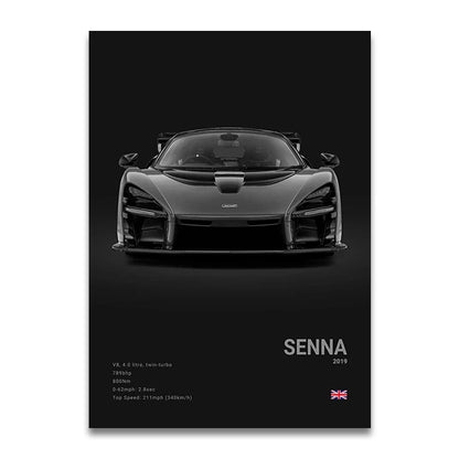 McLaren Senna Concept Poster