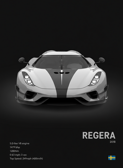 Koenigsegg Regera Concept Poster