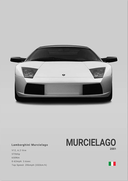 Lamborghini Murcielago Concept Poster