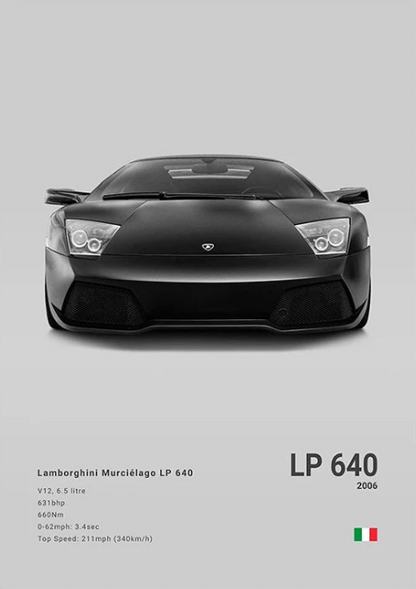 Lamborghini Murcielago LP640 Concept Poster