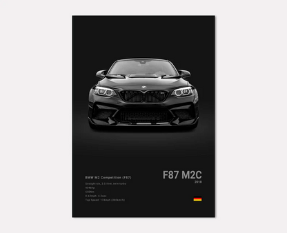 BMW F87 M2 Competition Concept Poster