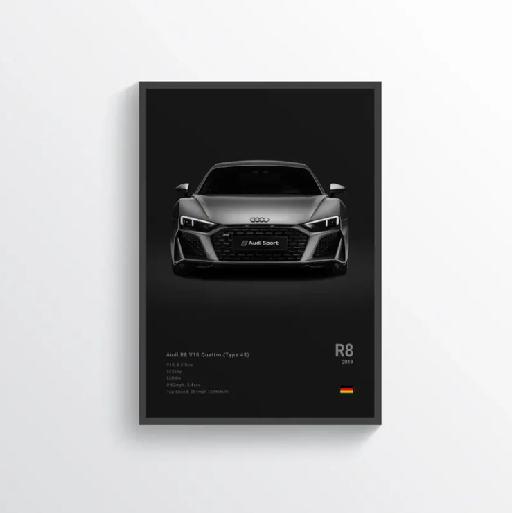 Audi R8 (2019) Concept Poster