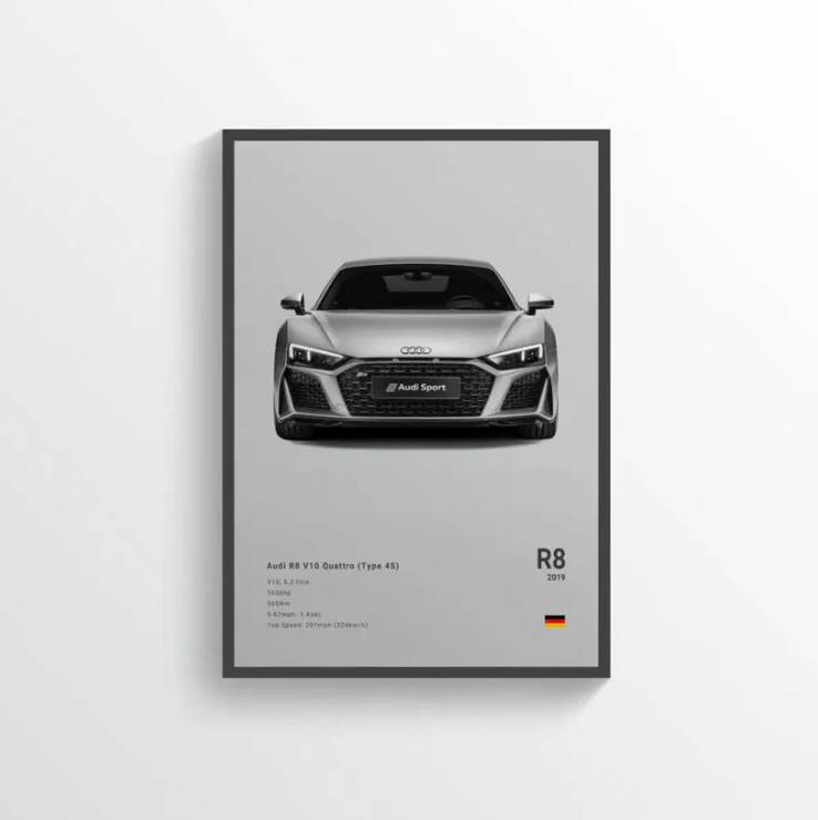 Audi R8 (2019) Concept Poster