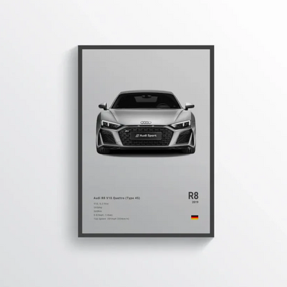 Audi R8 (2019) Concept Poster