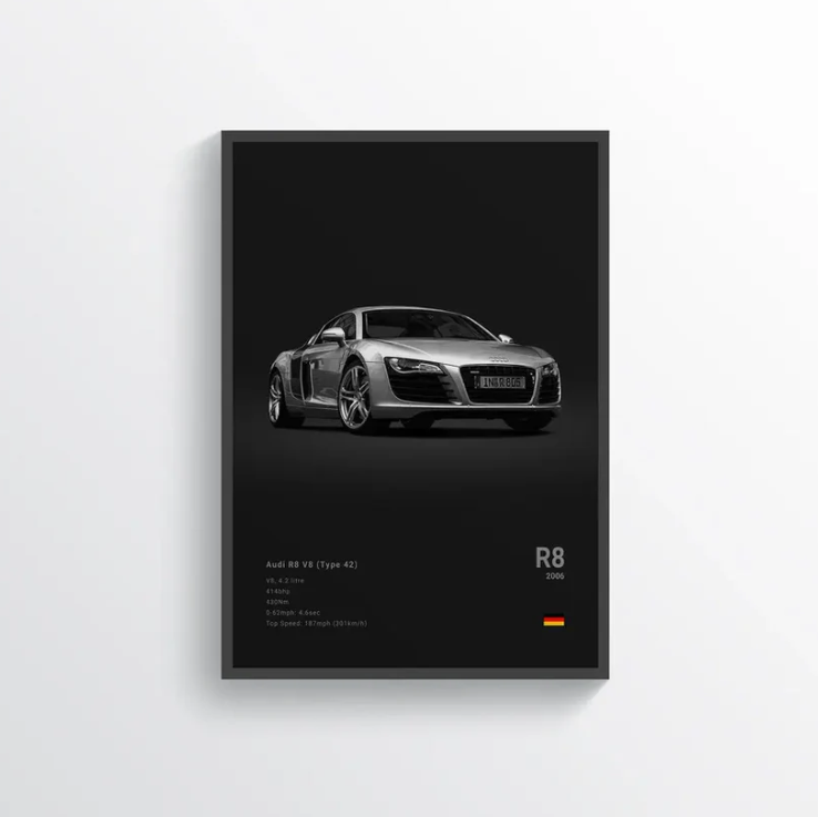 Audi R8 (2006) Concept Poster