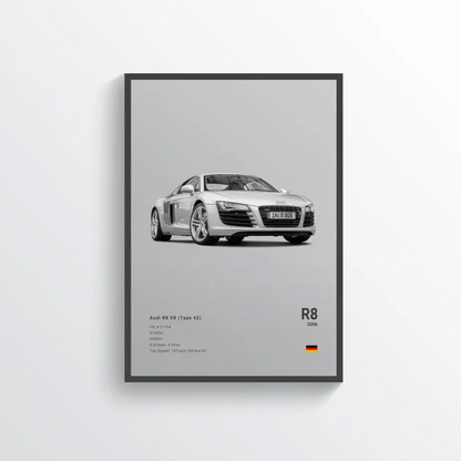 Audi R8 (2006) Concept Poster