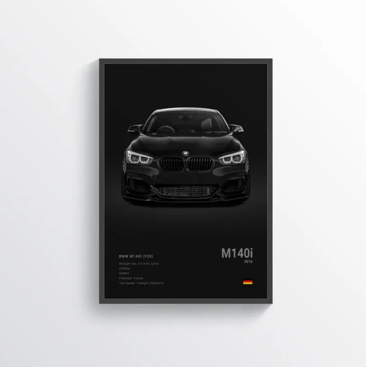 BMW F20 M140i Concept Poster