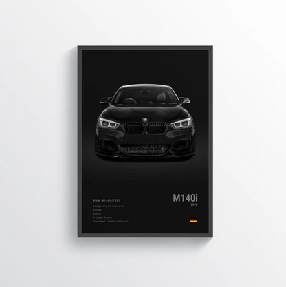 BMW F20 M140i Concept Poster