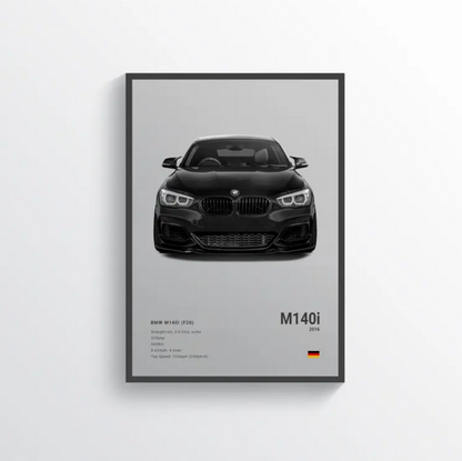 BMW F20 M140i Concept Poster
