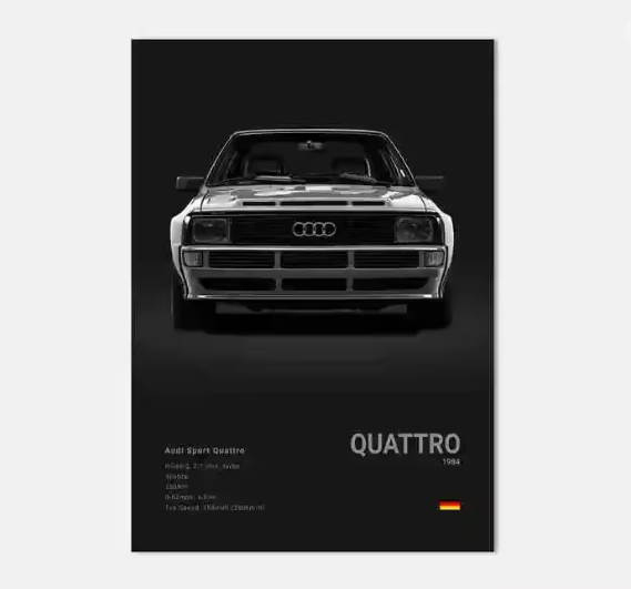Audi Quattro Concept Poster