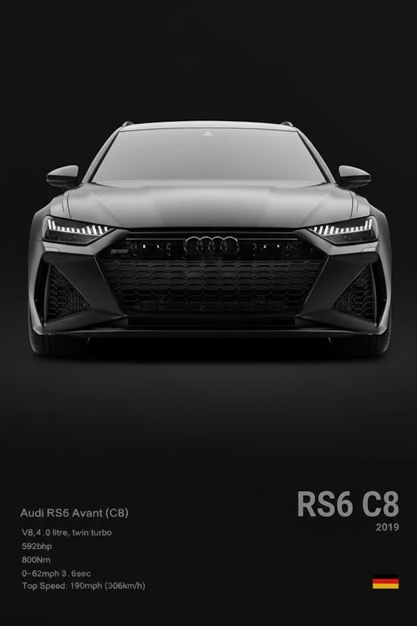 Audi RS6 C8 Concept Poster