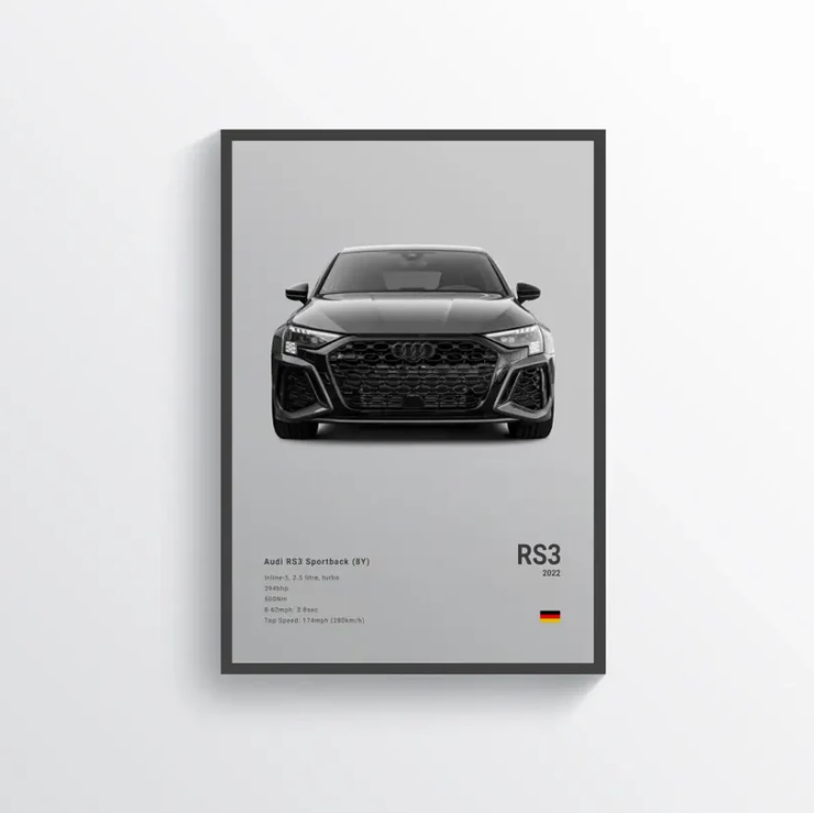 Audi RS3 Concept Poster