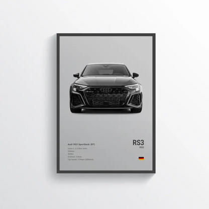 Audi RS3 Concept Poster