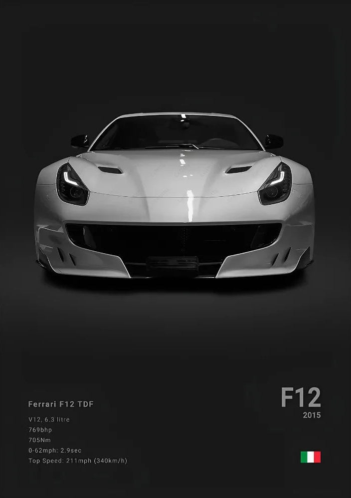 Ferrari F12 Concept Poster