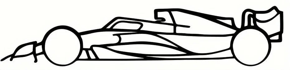 F1 Classic Silhouette Metal