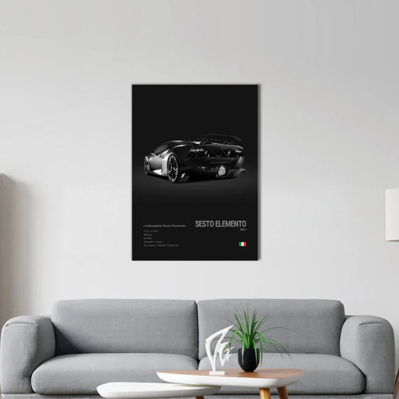 Lamborghini Sesto Elemento Concept Poster