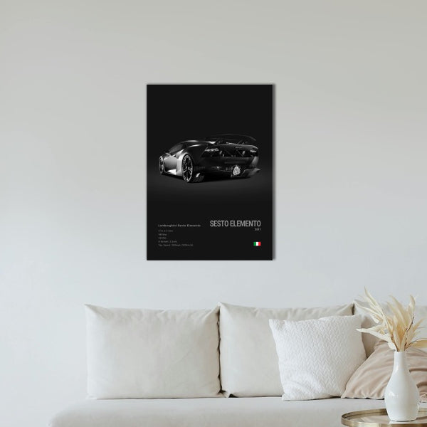 Lamborghini Sesto Elemento Concept Poster