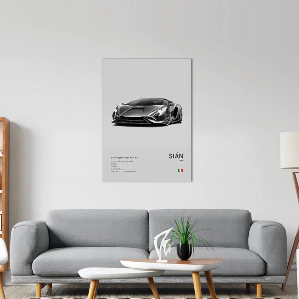 Lamborghini Sián Concept Poster