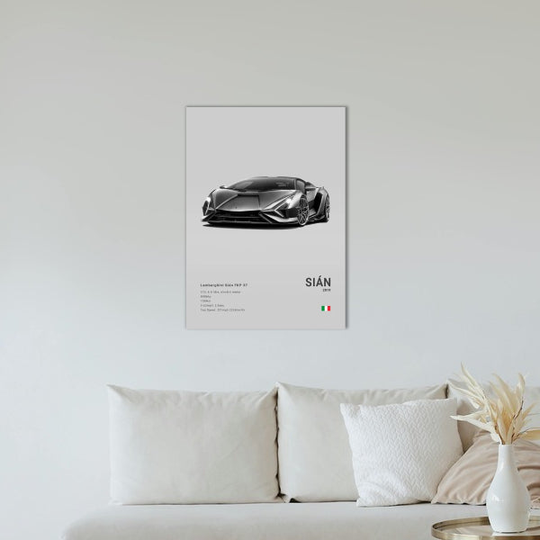 Lamborghini Sián Concept Poster