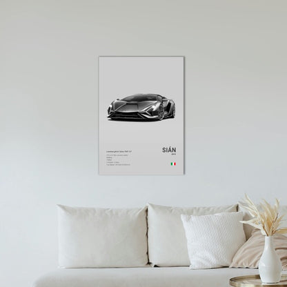 Lamborghini Sián Concept Poster