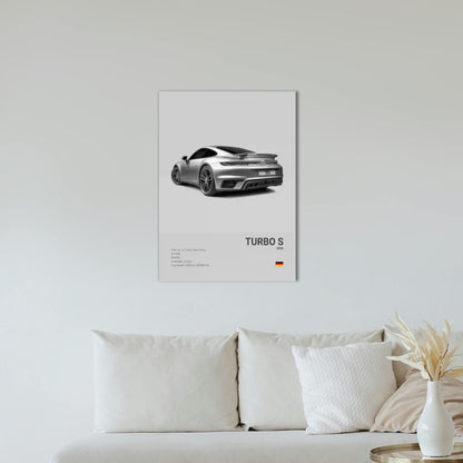 Porsche 911 Turbo S Concept Poster