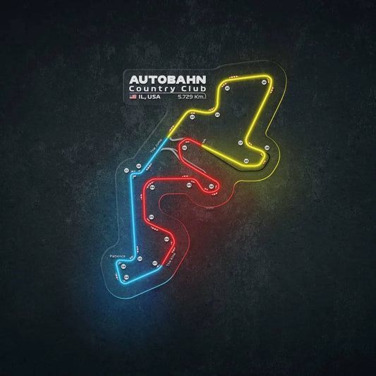 Autobahn Country Club LED Race Track