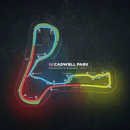 Cadwell Park LED Race Track