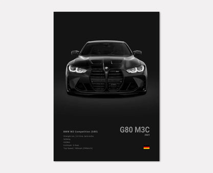 BMW G80 M3 Comp Concept Poster