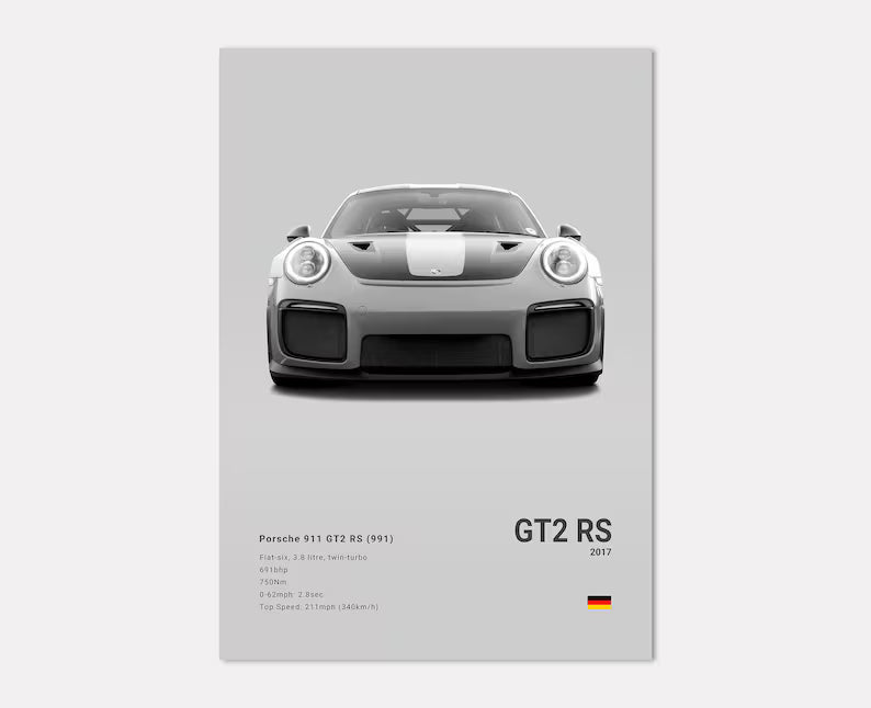 Porsche GT2 RS Concept Poster