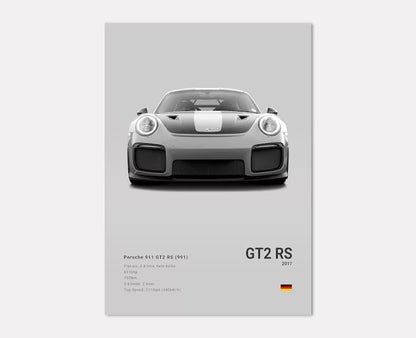Porsche GT2 RS Concept Poster