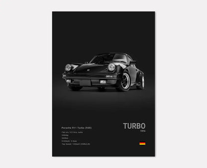 Porsche 911 Turbo (G-Series) Concept Poster