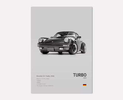 Porsche 911 Turbo (G-Series) Concept Poster