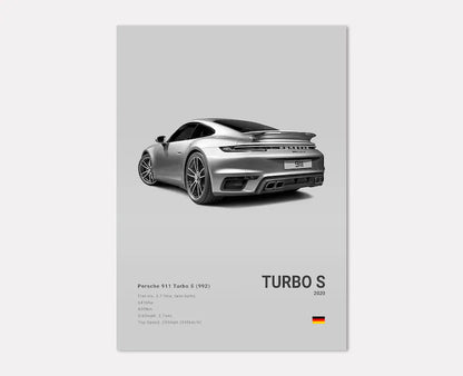 Porsche 911 Turbo S Concept Poster