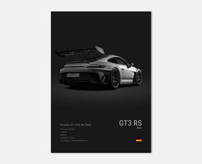 Porsche GT3 RS Concept Poster