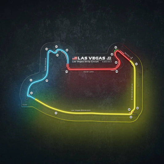 Las Vegas LED Race Track