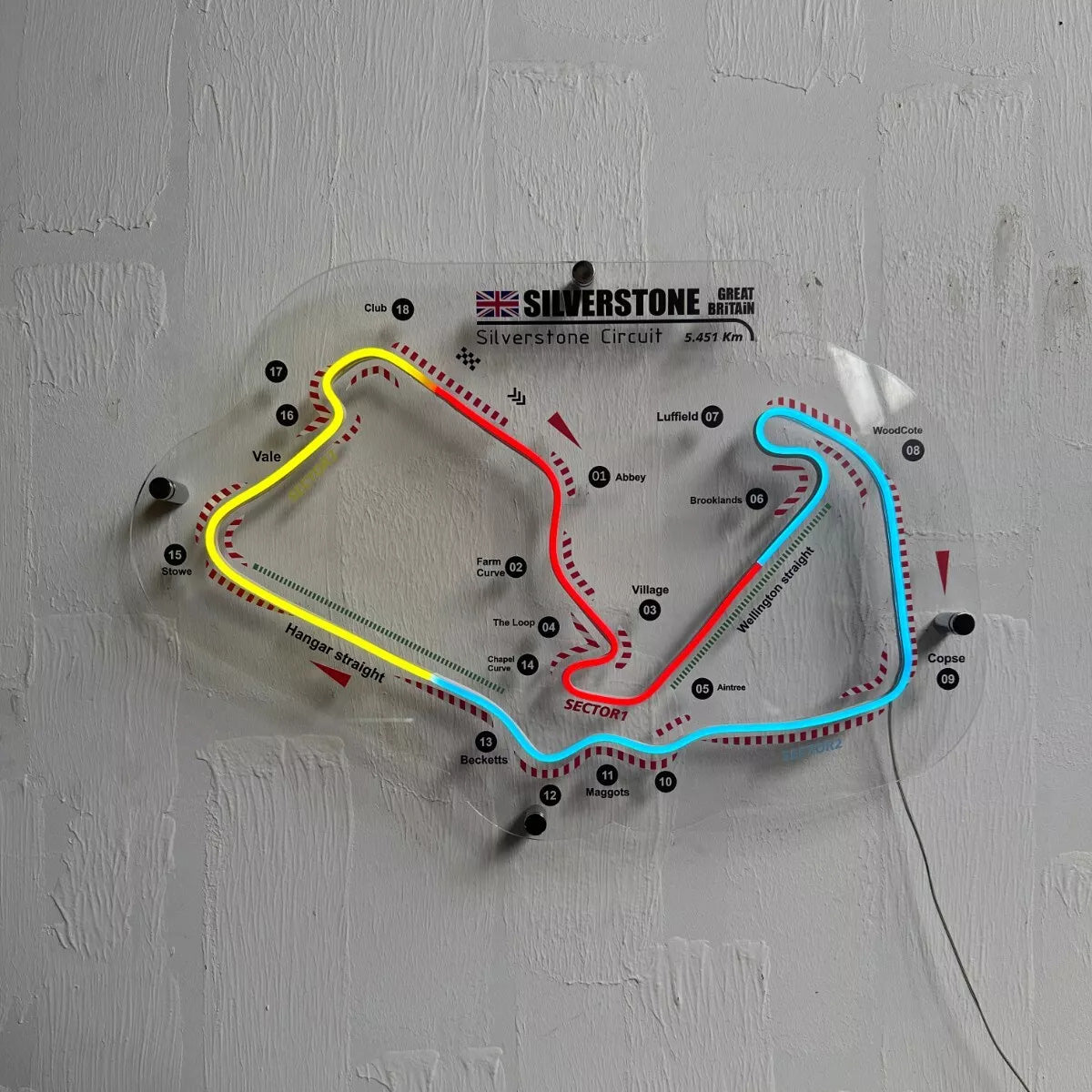 Silverstone LED Race Track