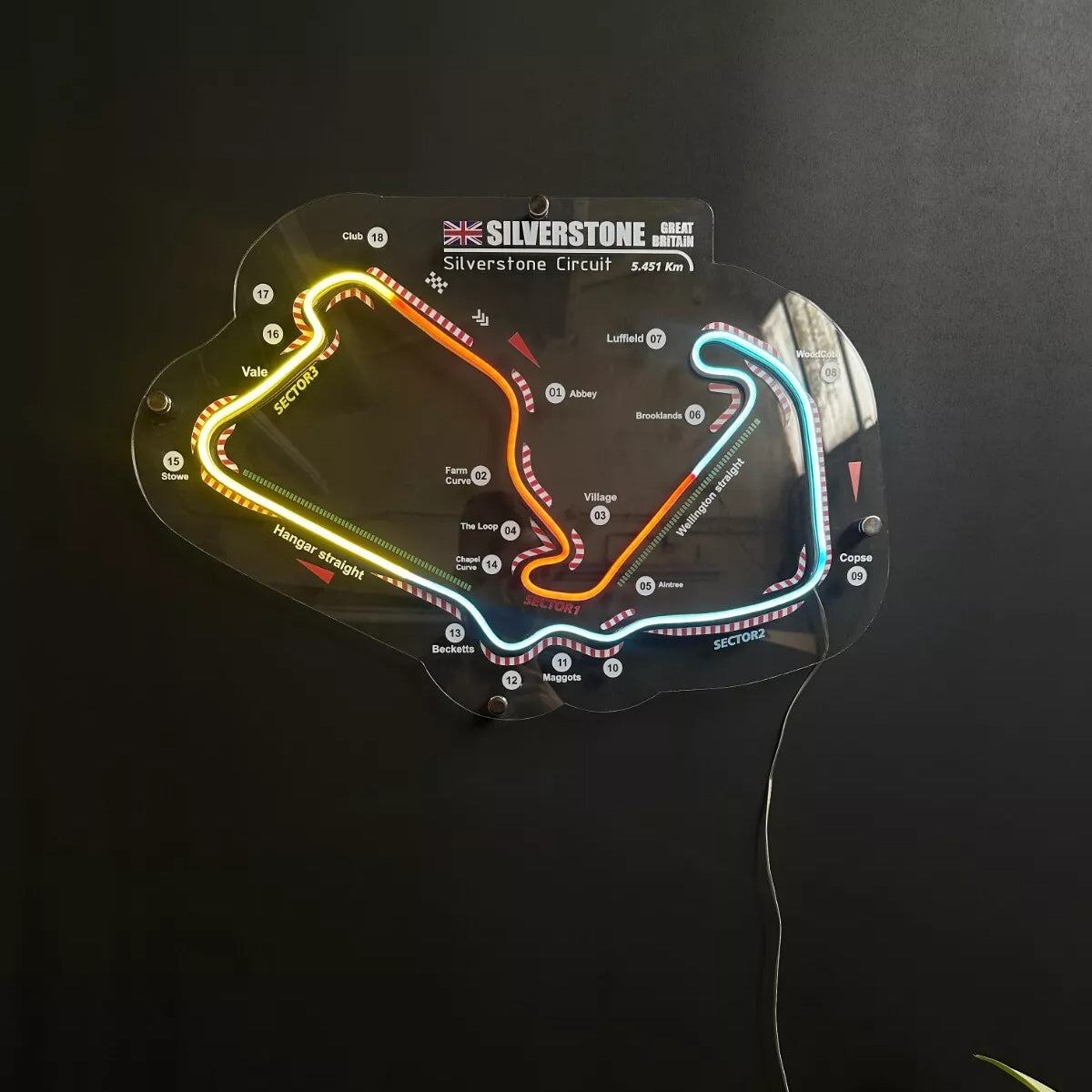 Silverstone LED Race Track