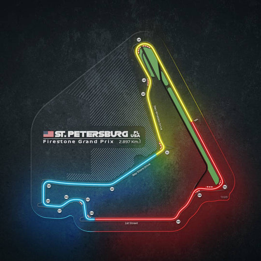 St. Petersburg LED Race Track